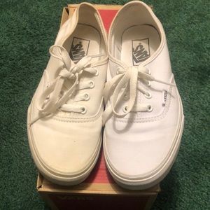 Vans Authentic White Size 5.5 Men - 7 Women